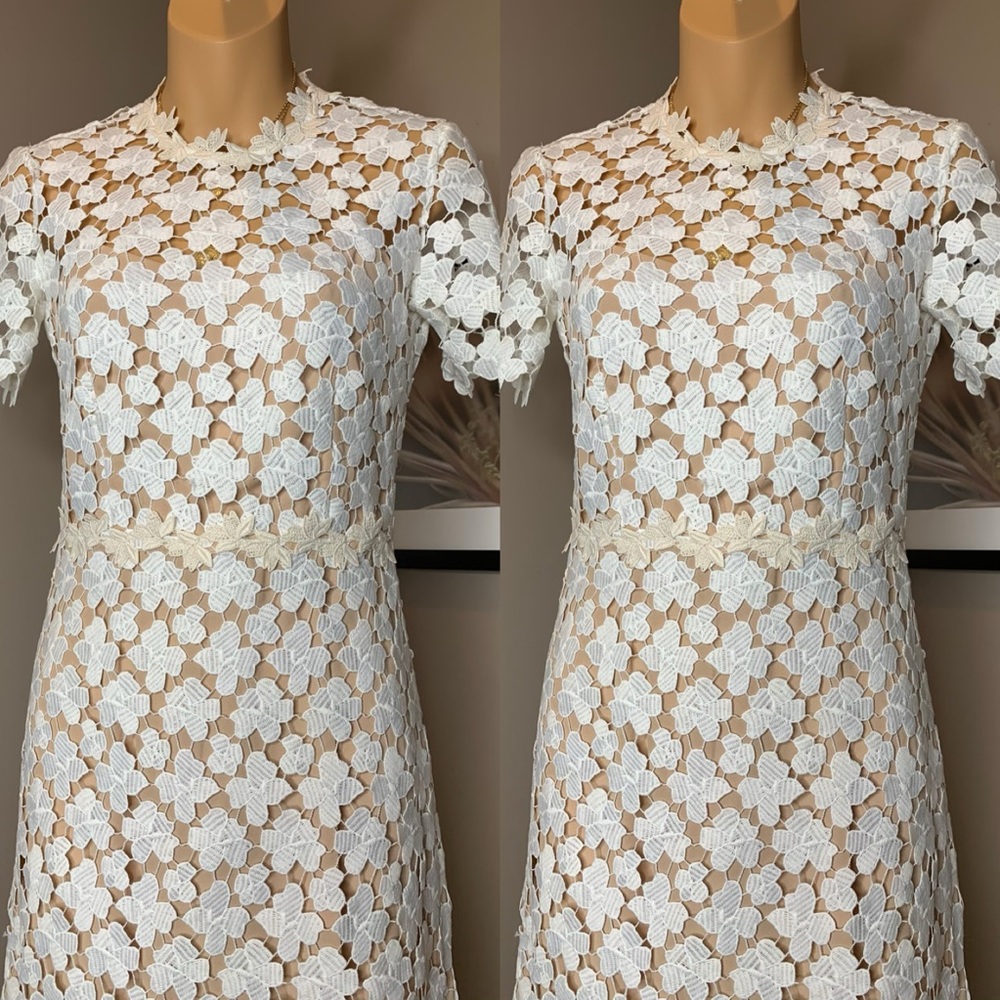Bhldn Lowri Dress x Jill Jill Stuart Bridal shower rehearsal wedding elegant - Picture 7 of 9